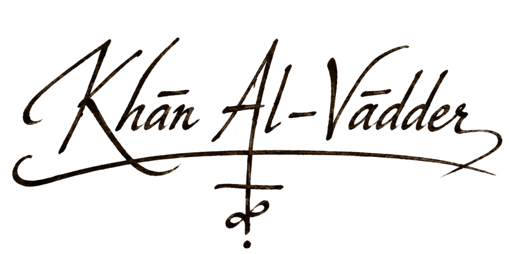 Assinatura de Khān Al-Vādder